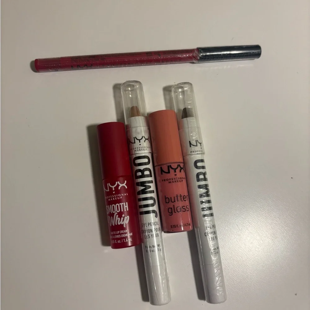 NYX Lip Liner, Gloss and Eye Pencils
